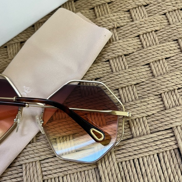 Chloe Octagon Sunglasses - Picture 3 of 5